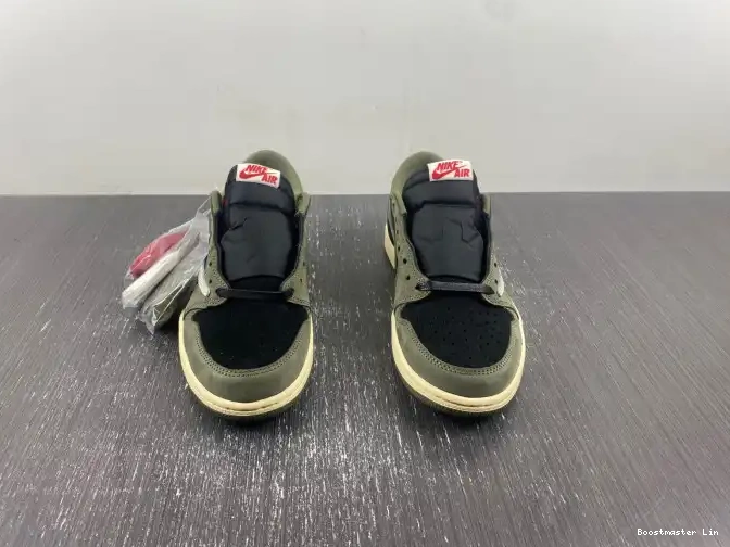 Bmlin shoes DM7866-002 X SP OG JORDAN OLIVE' TRAVIS SCOTT AIR 1 'BLACK LOW 0514
